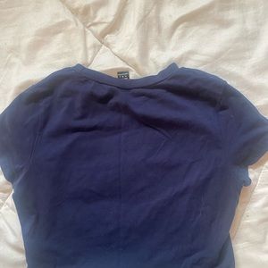 blue baby tee